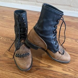 Justin’s Lace Up Western Boots